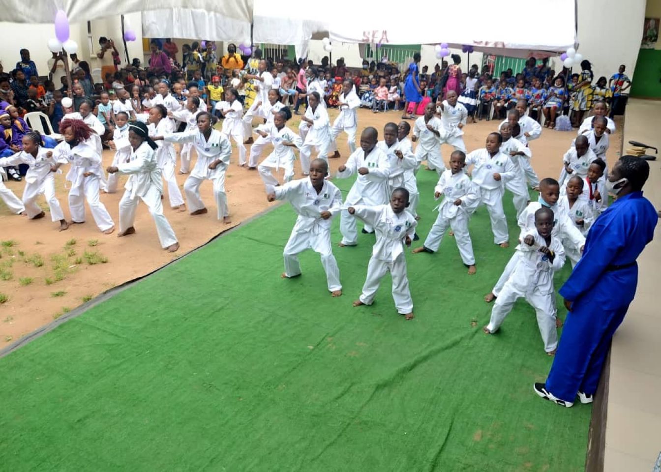 Taekwondo Club in action